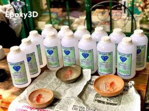 Bộ 20kg Epoxy Resin Ruby-02 Nhanh Khô, Bóng